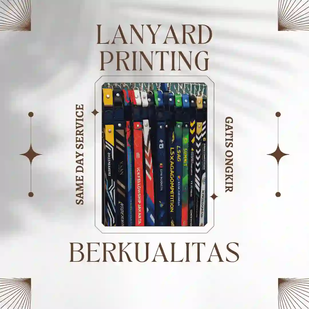 Tali Lanyard Printing Berkualitas Aceh